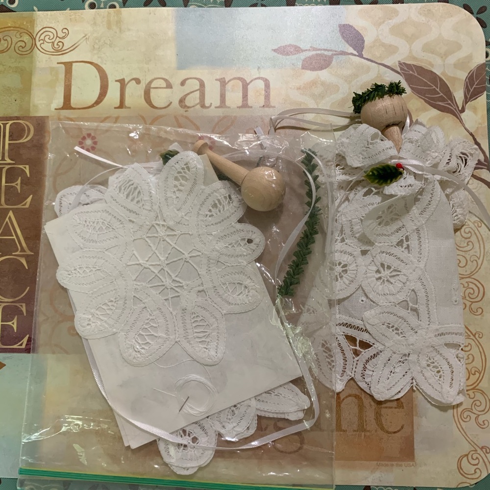 👼🏼Battenburg Lace Angel Ornament Kit👼🏼